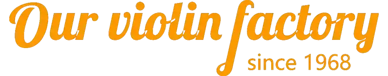 WeViolin logo with Our violin factory since 1968