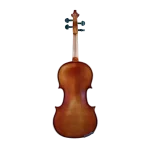 LV07 violin back view with warm orange-brown varnish for violin wholesale buyers