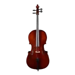 spruce top maple cello front view for beginner program