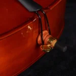 laminated cello fingerboard rosewood close-up