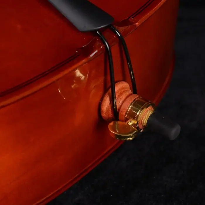 laminated cello fingerboard rosewood close-up