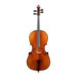 nylon silver string cello front view intermediate model