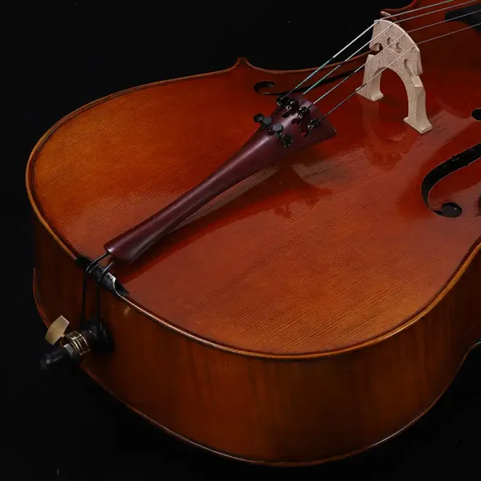 imported ebony pegs cello tuning detail refined hardware