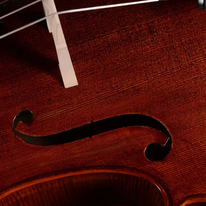 ebony pegs professional cello tuning detail close-up