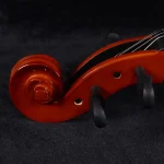 laminated cello back view with stable build