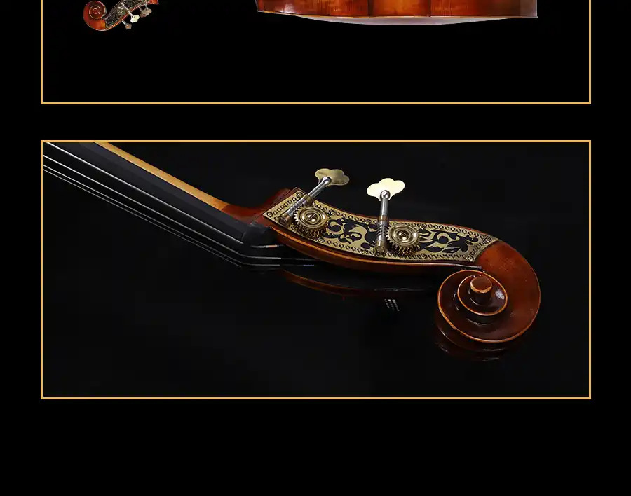 4/4 intermediate advanced double bass model 9 for B2B supplier detail close-up