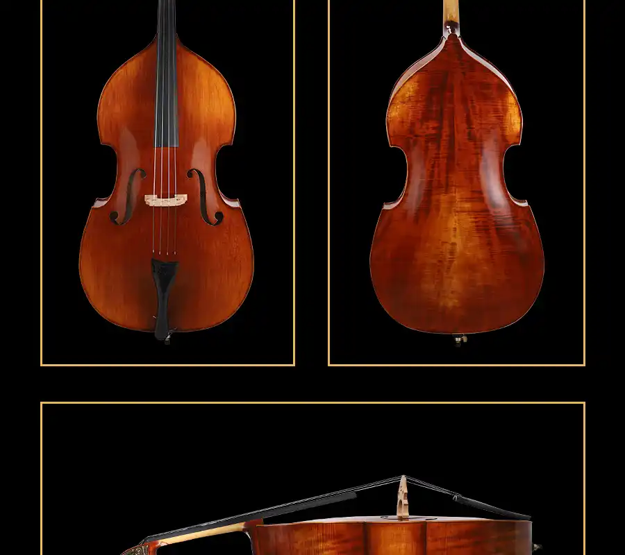4/4 intermediate advanced double bass model 8 for importer detail close-up