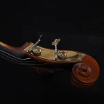 beginner double bass ebony fingerboard close-up detail