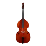 beginner laminated double bass front view for school orchestra