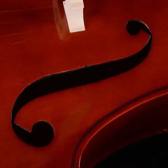 factory direct double bass rosewood fingerboard detail