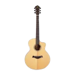 Intermediate acoustic guitar front view with spruce top and round soundhole, ideal for B2B wholesale sourcing