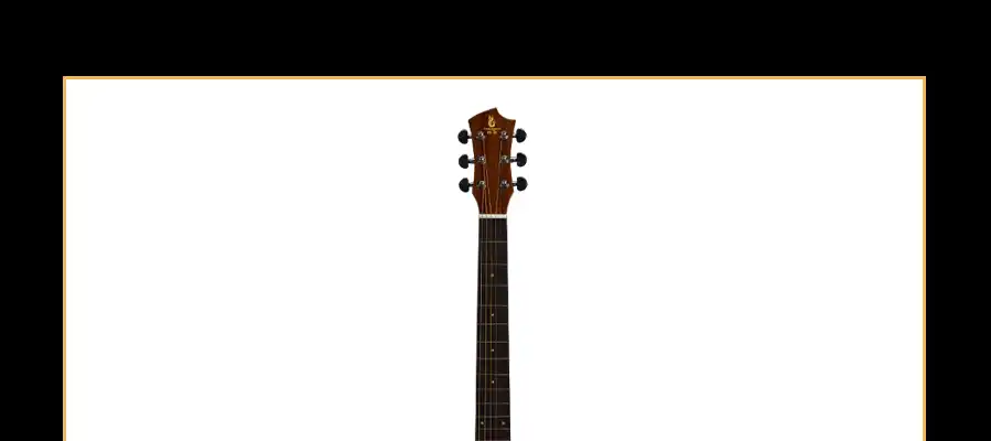 Intermediate acoustic guitar back view, mahogany plywood body, bulk order wholesale for distributors