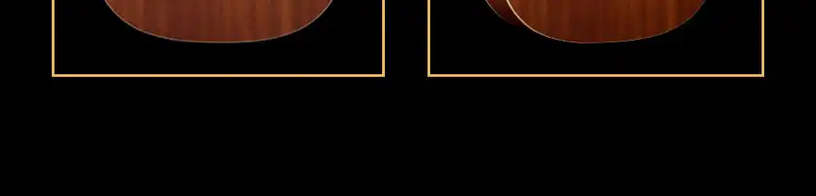 Laminated mahogany body edge close-up on beginner classical guitar, reinforced for shipping and resale