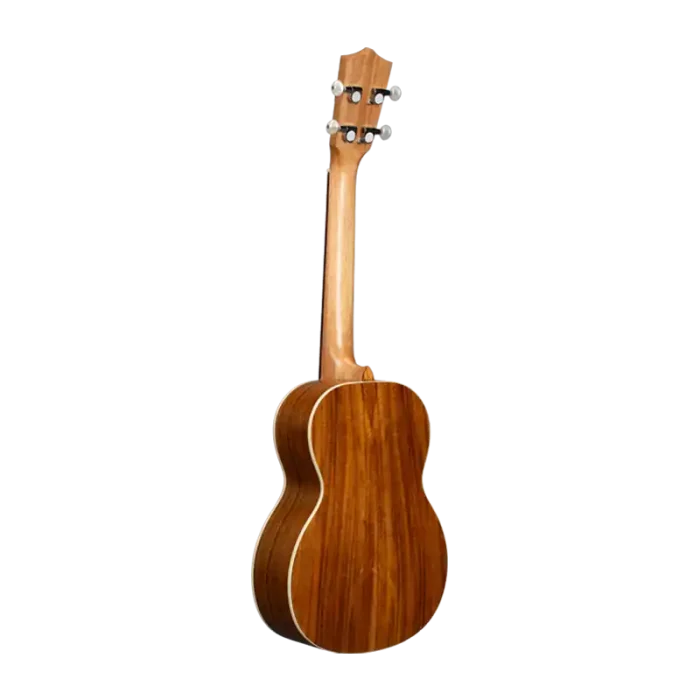Laminated acacia ukulele front and back comparison, rosewood fingerboard, mahogany neck, factory direct wholesale