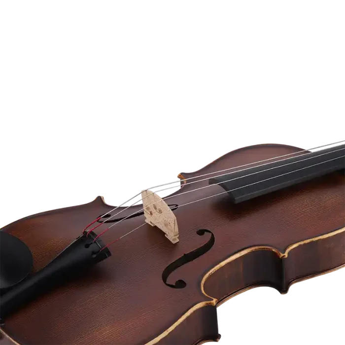 full ebony chin rest beginner viola detail