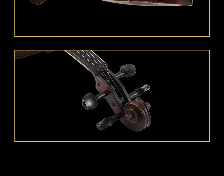 lightly figured maple back and sides uniform look viola