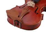jujube wood tailpiece and chin rest viola close up