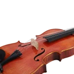ebony fingerboard and ebony pegs viola detail