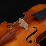 intermediate violin outfit wholesale lv33 ebony fingerboard detail close-up