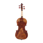 LV32 flamed maple violin wholesale back view for importers