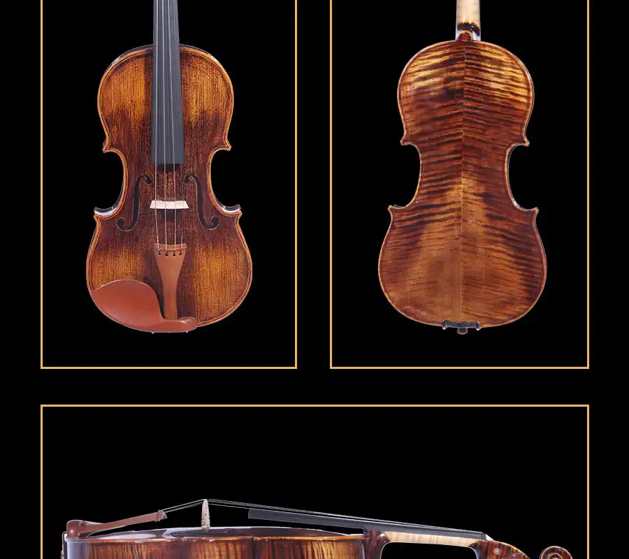 Standard square case packaging for violin wholesale with 7–15 day delivery