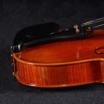 premium imported ebony tailpiece and chinrest detail wholesale violin