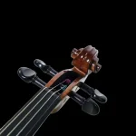 imported ebony fingerboard professional violin wholesale close up