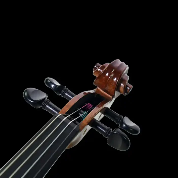 imported ebony fingerboard professional violin wholesale close up