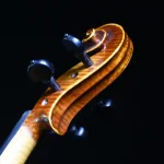ebony fingerboard professional violin wholesale close up