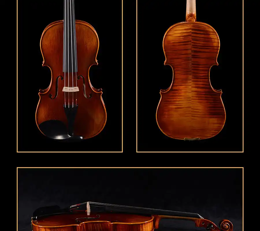 professional violin wholesale lv51 ebony chinrest detail