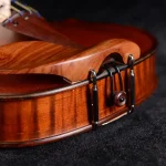 intermediate violin outfit wholesale lv22 chickenwing wood pegs pegbox close-up