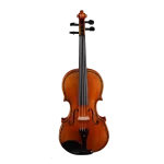 LV52 wholesale handcrafted inlaid professional violin front view with mother-of-pearl purfling and Sichuan maple