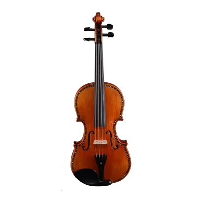 professional violin wholesale LV52 front view spruce top