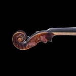 Ebony fingerboard detail on LV32 intermediate violin supplier model