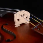 intermediate violin outfit wholesale lv22 ebony fingerboard detail close-up