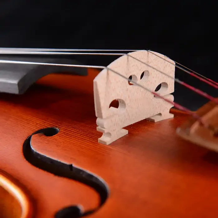 intermediate violin outfit wholesale lv11 ebony fingerboard detail close-up