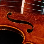 ebony fittings intermediate violin wholesale lv35 ebony fingerboard detail