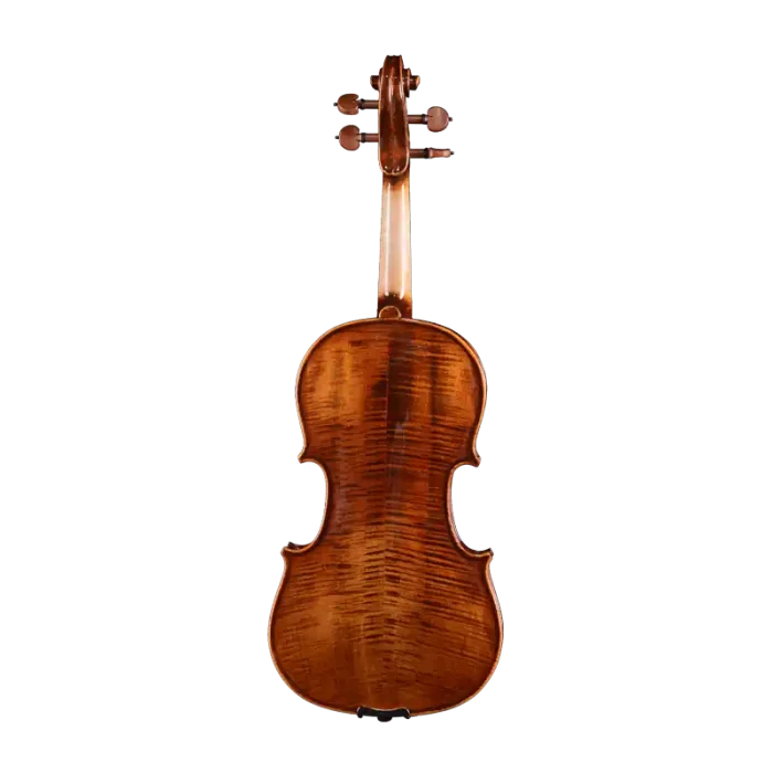 intermediate violin outfit wholesale lv21 back view flamed maple