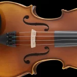 student violin outfit wholesale lv08 ebony fingerboard detail close-up