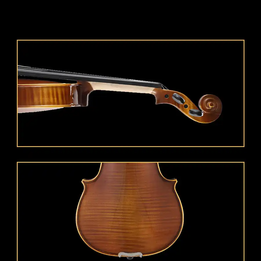 student violin outfit wholesale lv08 metal tailpiece tuning control detail