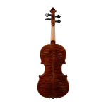 ebony fittings intermediate violin wholesale lv35 back view flamed maple