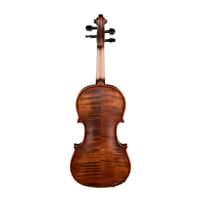 flamed maple back and sides close-up for catalog photography