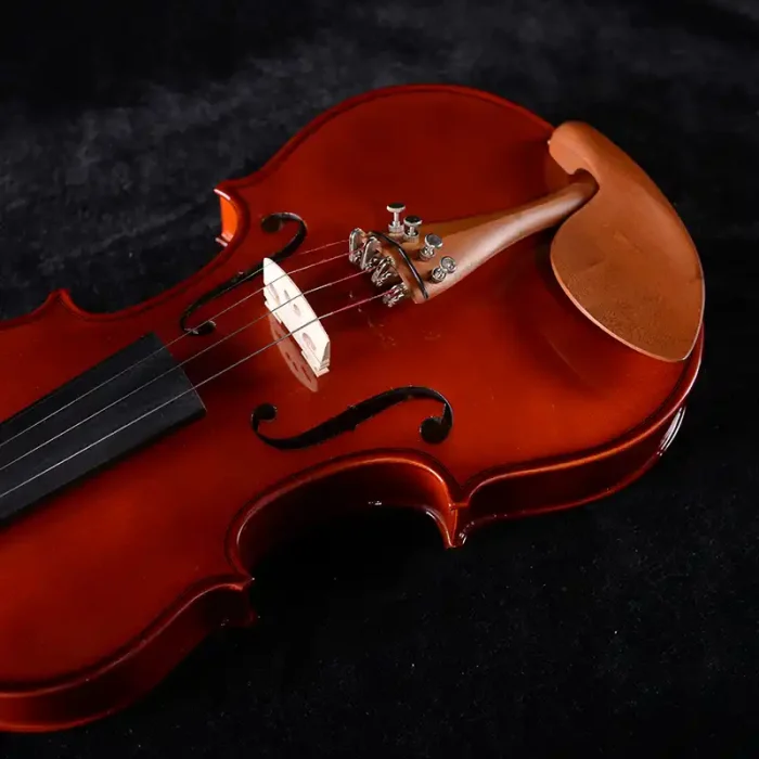student violin outfit wholesale lv03 scroll and pegbox close-up