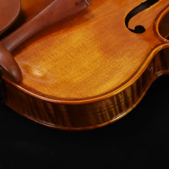 intermediate violin outfit wholesale lv33 jujube pegs pegbox close-up