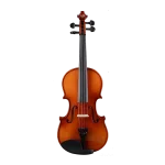 LV02 wholesale solid wood student violin front view for music schools, dealers, and bulk B2B orders