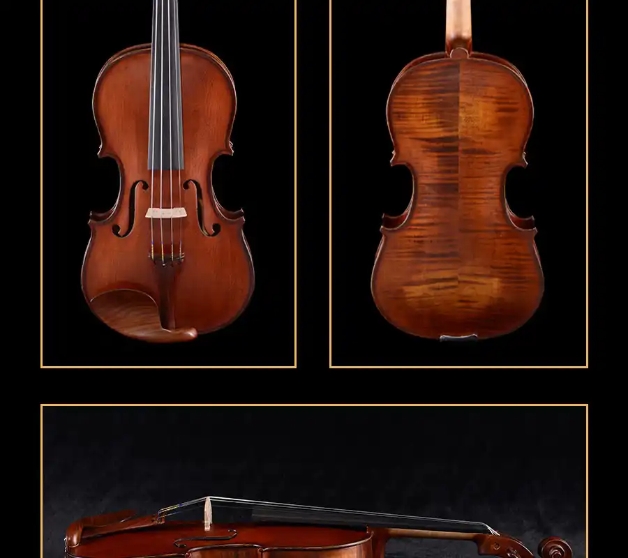 intermediate violin outfit wholesale lv22 standard rectangular case exterior view