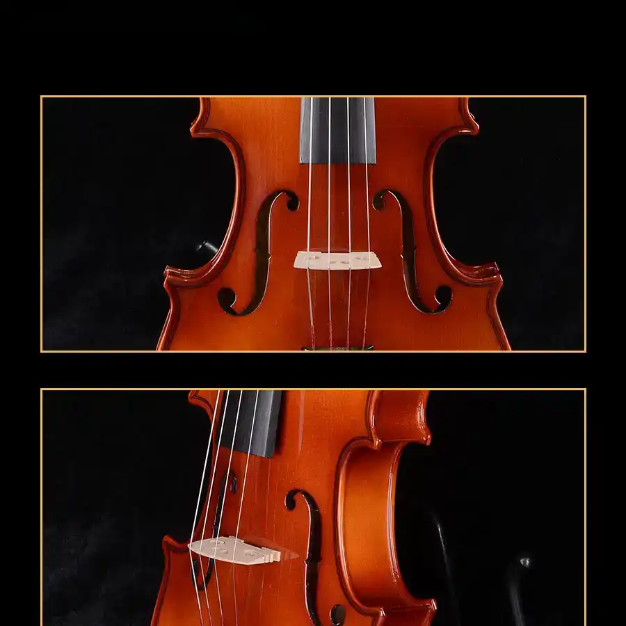 1/2 初级学生小提琴型号 lv02 批发详情特写