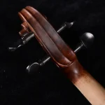 full ebony fittings set pegs tailpiece and chinrest
