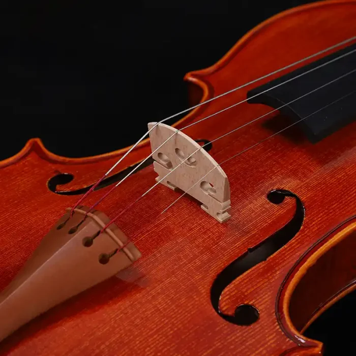 intermediate violin outfit wholesale lv31 ebony fingerboard detail close-up