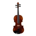 LV51 wholesale handcrafted professional violin front view with premium spruce, Sichuan maple, ebony fittings, and hand-applied spirit varnish